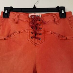 We The Free Rust Lace-Up Pants